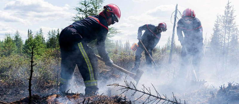 Marielle Duclos donne des nouvelles des sapeurs-pompiers engagés au Québec