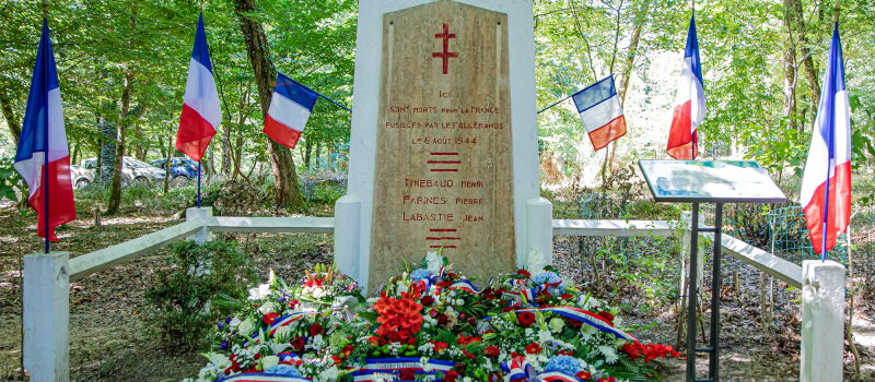 Annonce de la commémoration du 6 août 1944 au Houga et au bois de Bascaules à Toujouse