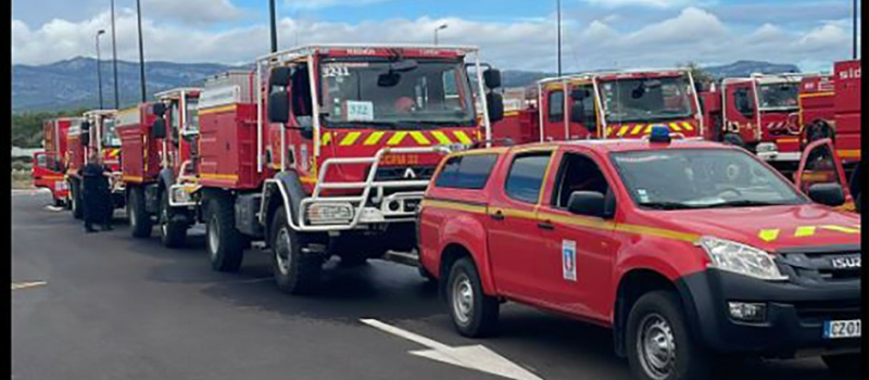 Nos sapeurs pompiers en renfort dans l'Hérault