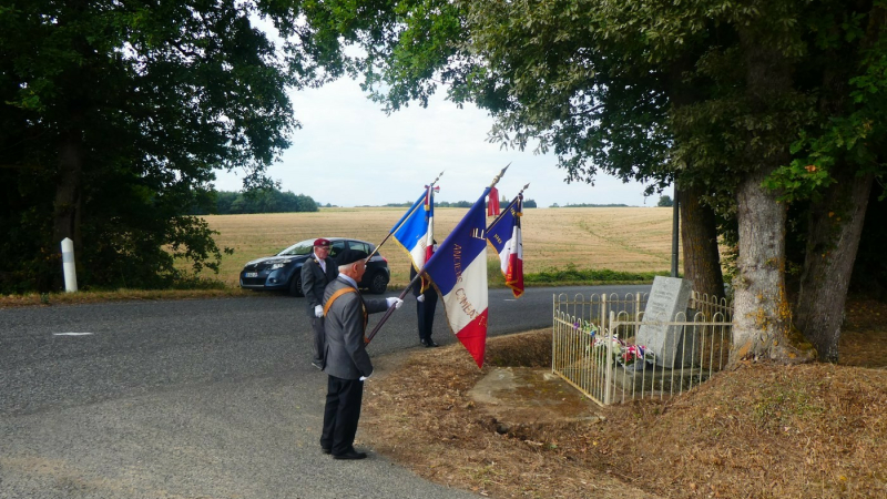 Hommage à Alexandre Metel et Pierre Cadiou, tombés le 16 août 1944