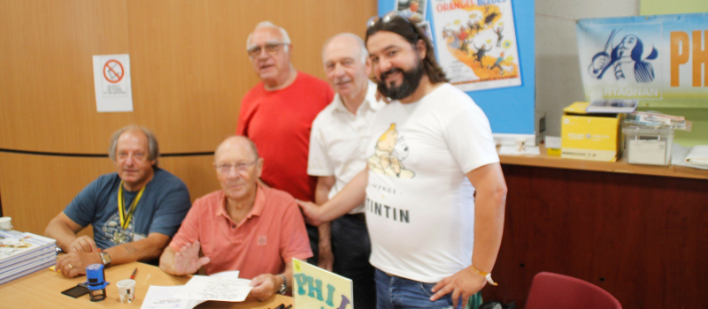 Philajeune reçoit Tintin