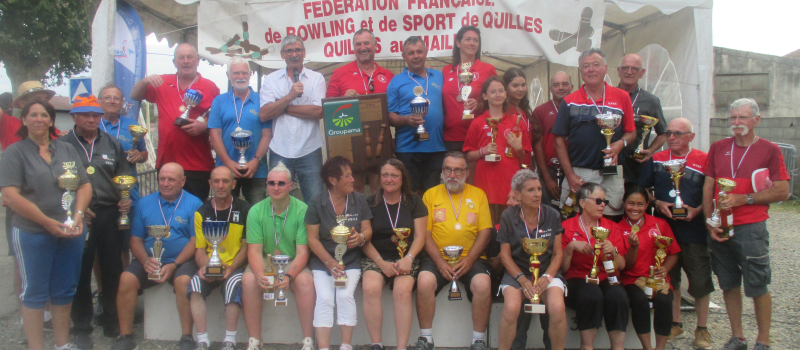 Résultat du championnat de France de quilles au maillet