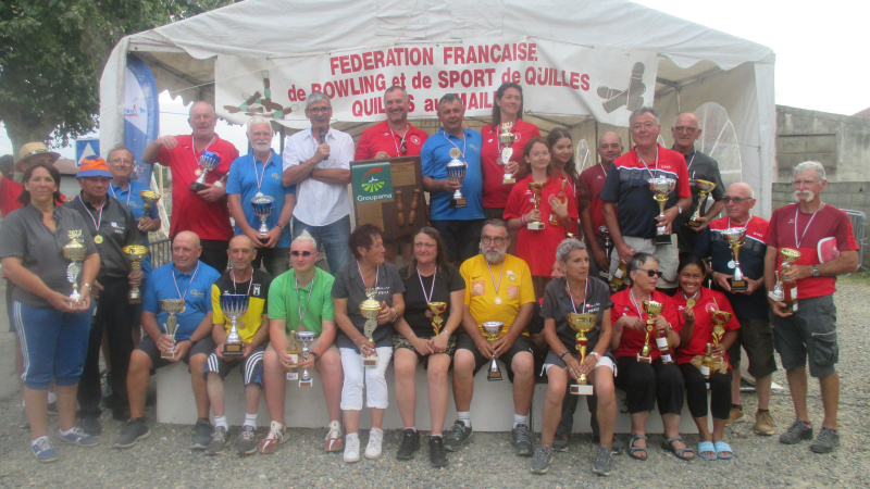 Résultat du championnat de France de quilles au maillet