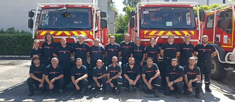 Les sapeurs pompiers gersois de retour de l'Hérault