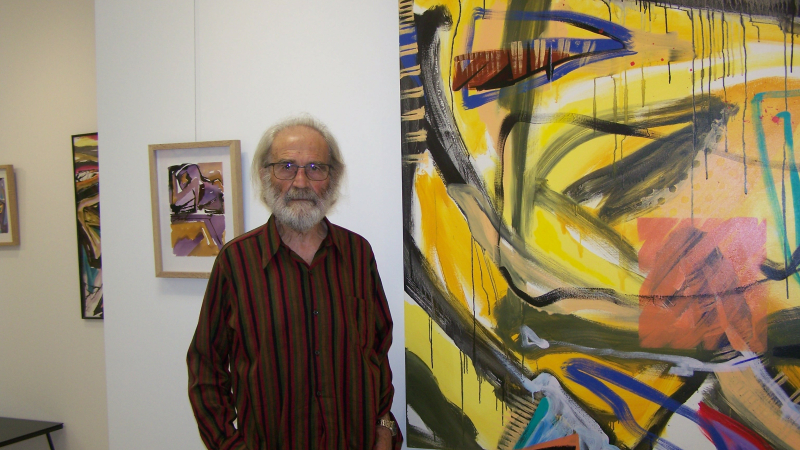 Raymond Dirlès : un artiste peintre qui vit intensément sa peinture.