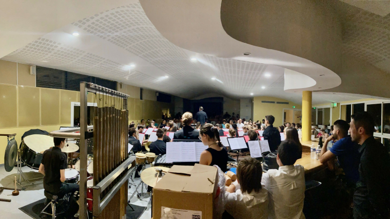 Concert de retour du stage d'été des Harmonies Départementales juniors et Cadets