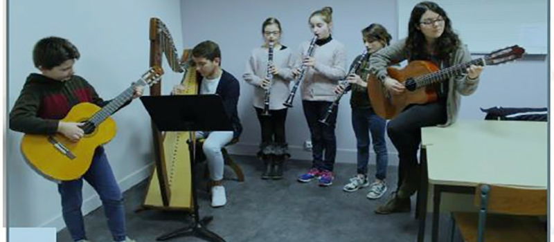 La rentrée à l'école de musique