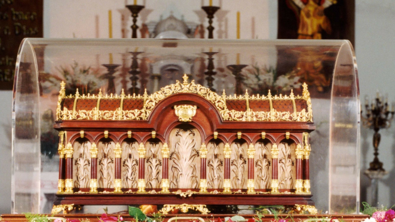 Sainte Thérèse de Lisieux en visite à l'église de  Vic-Fezensac