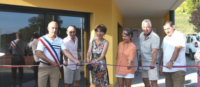 Le club house du tennis club a été inauguré