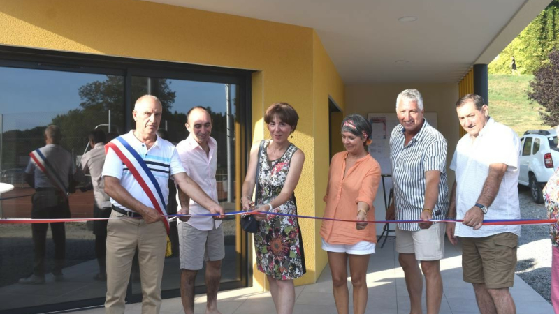 Le club house du tennis club a été inauguré
