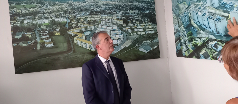 Le préfet du Gers en visite au quartier du Grand Garros