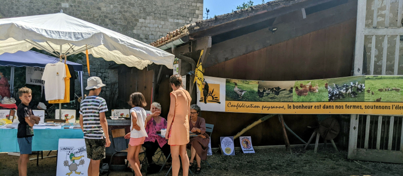 Le Festi'ferme  de la Confédération paysanne : une fête paysanne à la ferme Guillot à Saint-Arailles le 17 septembre!