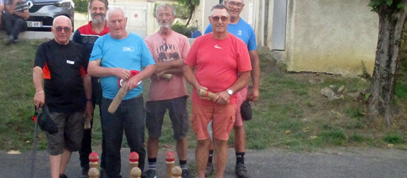 Quilles - les concours du week-end