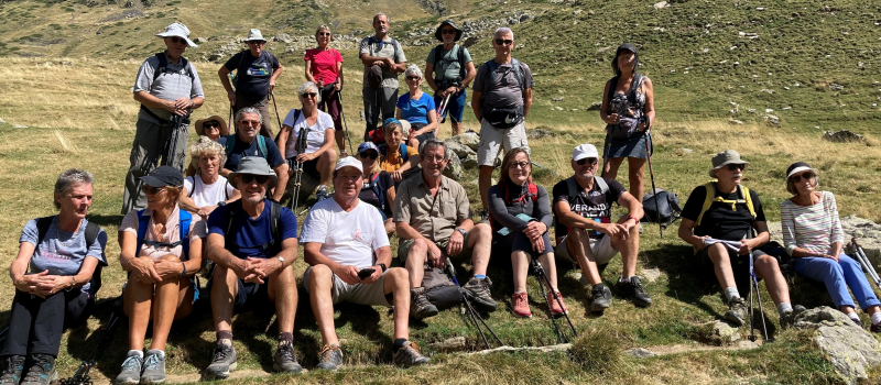 Accueil des randonneurs givrandais à Miélan