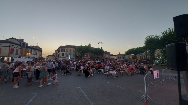 Un franc succès de la Fan Zone pour la Coupe du monde de rugby à l'Isle-Jourdain.