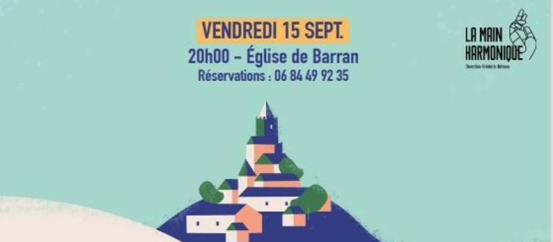 Arts et musique reçoit vendredi 15 septembre l'ensemble "La main harmonique"