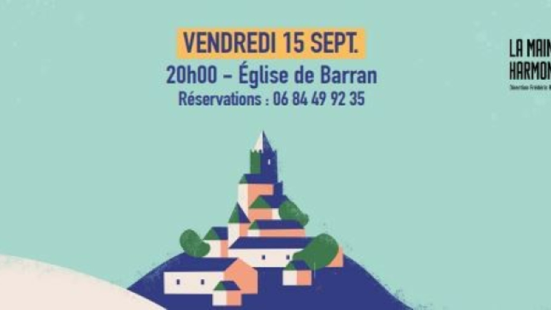 Arts et musique reçoit vendredi 15 septembre l'ensemble "La main harmonique"