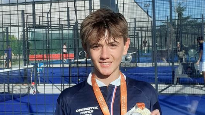 Samuel  Expert est champion de France de Padel