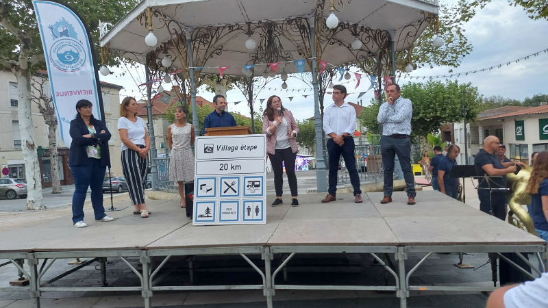 Inauguration : Vic-Fezensac, premier Village Etape du Gers !