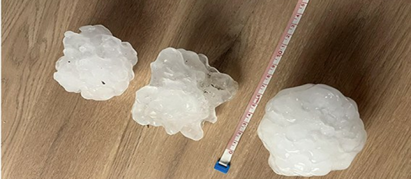 Vent grêle et pluie étaient bien au rendez-vous