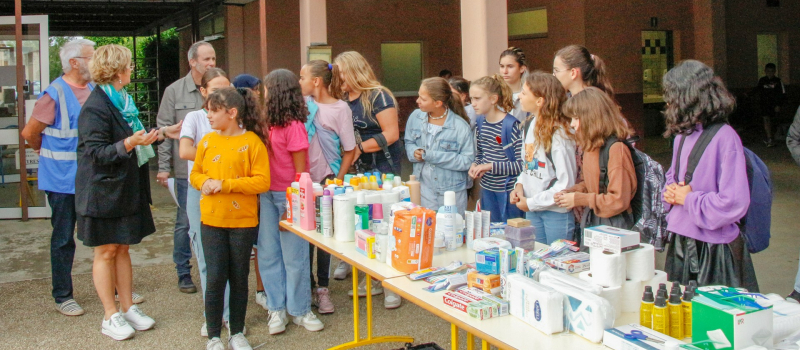 Les collégiens de Saint Exupéry ont du cœur.