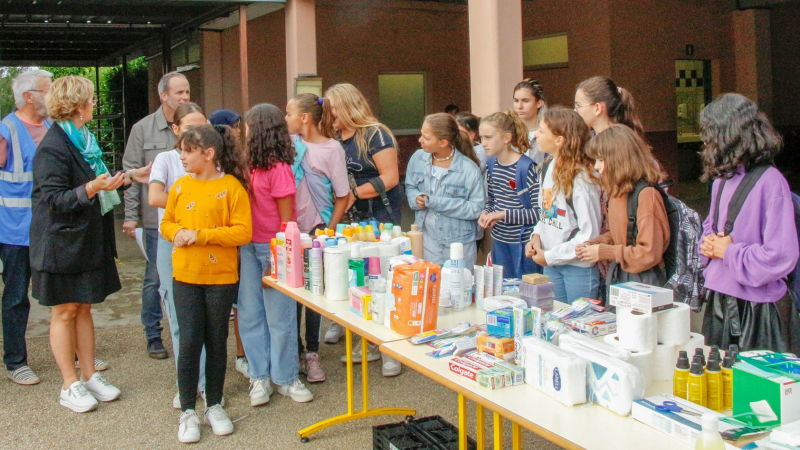 Les collégiens de Saint Exupéry ont du cœur.