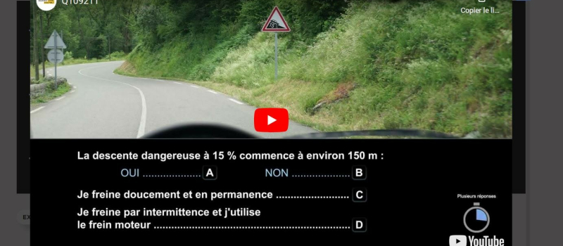 De nouvelles questions pour passer le code de la route