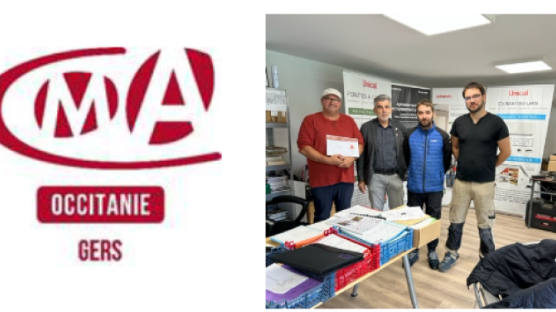 Remise officielle du titre de Maître Artisan à Michel Mourmant