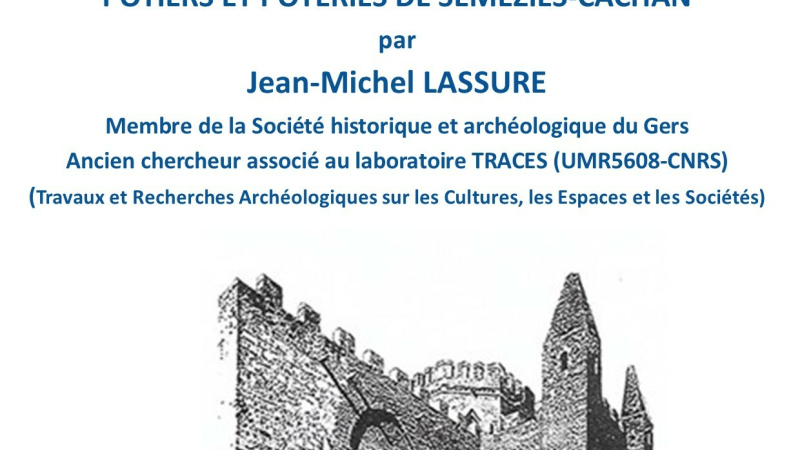 Une conférence sur les sites et monuments de l'Astarac par l'historien Jean-Michel Lassure.