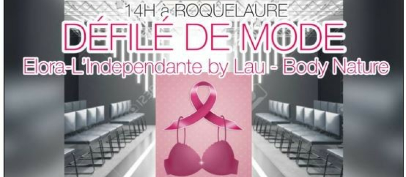 Défilé de mode pour octobre rose