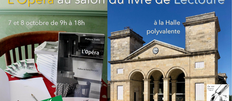 Philippe Yvelin sera présent au Salon du Livre de Lectoure ce week-end !
