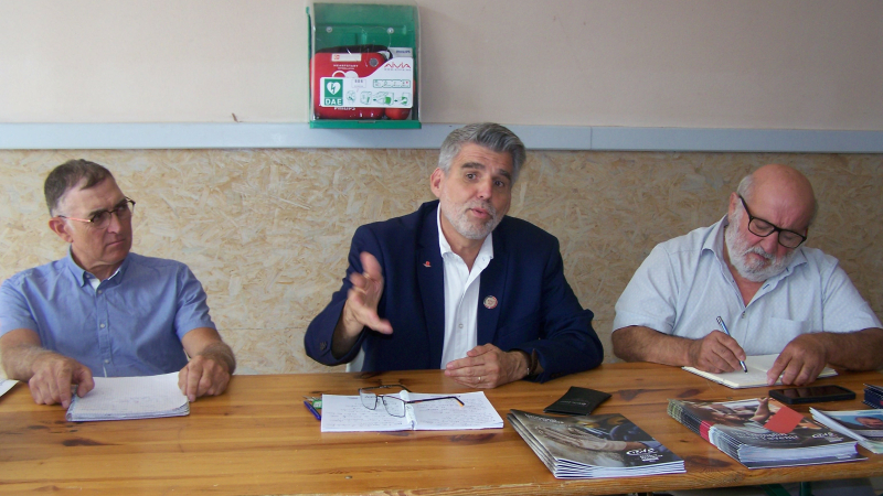 Réunion sur les intempéries à la Maison des Associations de Saint-Clar.