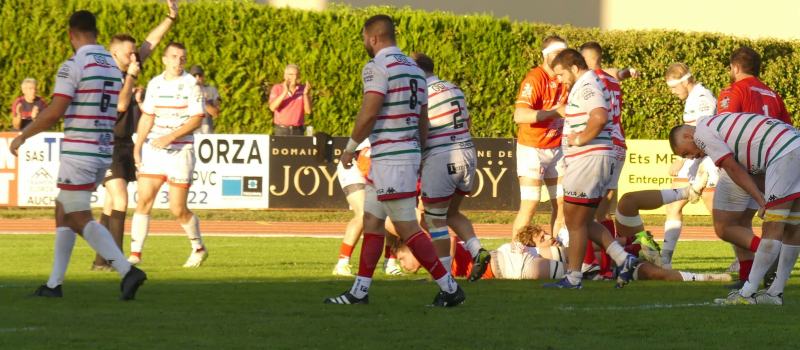 Grâce à une première mi-temps aboutie, le RC Auch assure sa victoire face à Nîmes