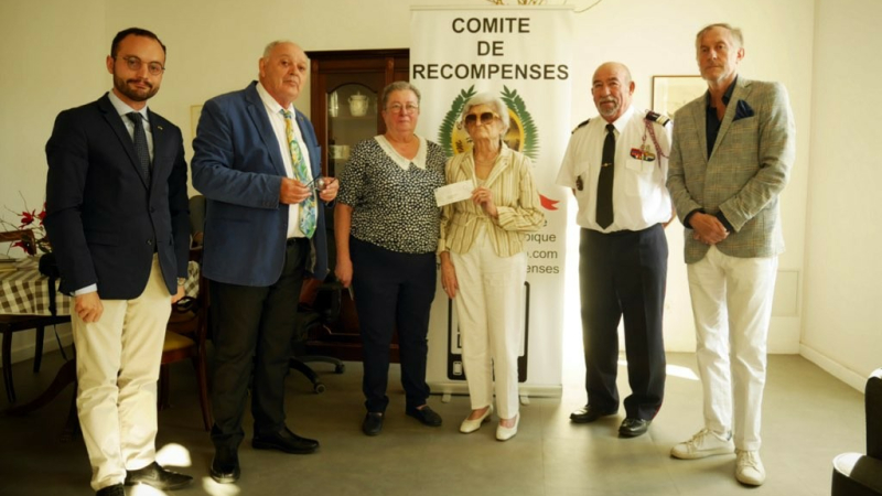 Une donation de l'Ordre International Humanitaire