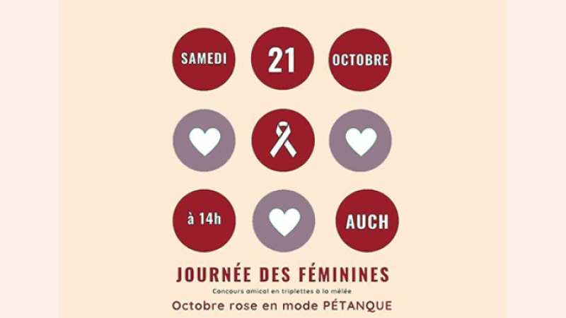 La pétanque en rose