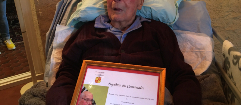 Louis Lacomme, à l'honneur lors de son  centenaire