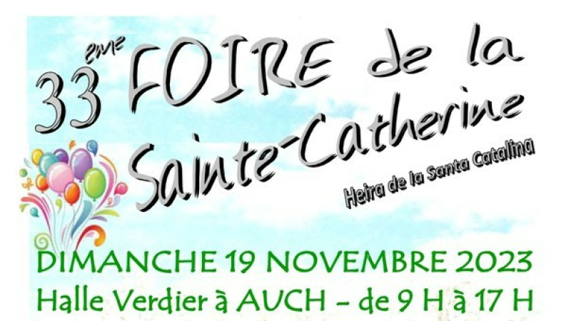 La Foire de la Ste Catherine, c'est dimanche !