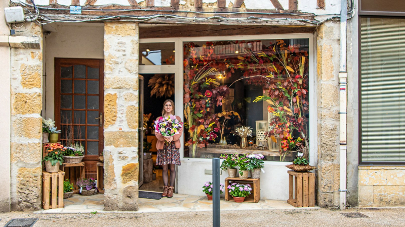 Un nouveau magasin de fleuriste à Nogaro