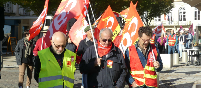 Auch : 24 octobre manifestation pour les retraites