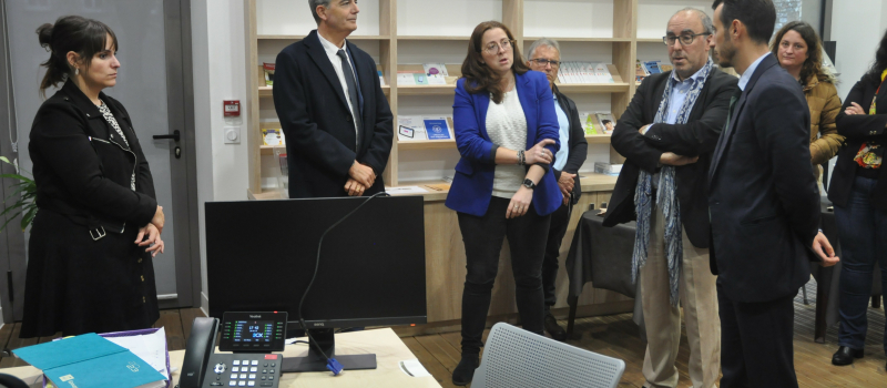 Inauguration de l'espace France Services installé dans ses nouveaux locaux