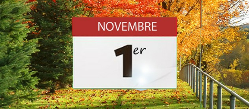 Ce qui change dans notre quotidien au 1er novembre