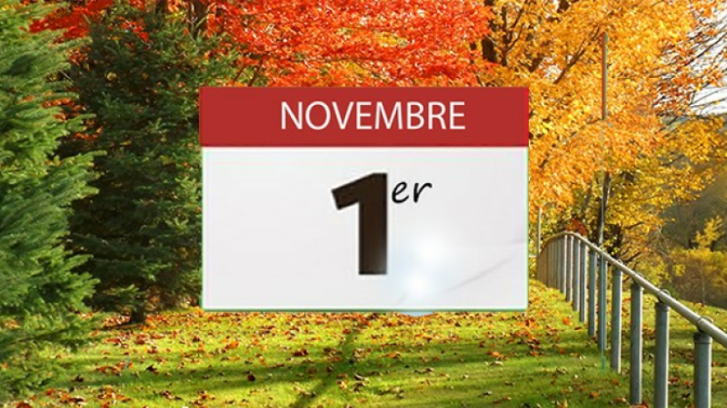 Ce qui change dans notre quotidien au 1er novembre
