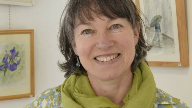 Christelle Debord ., une artiste aquarelliste  investie  dans les Restos du Cœur