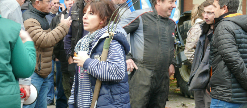 La colère gronde chez les agriculteurs, ils l'ont fait savoir mardi par une manifestation d'ampleur