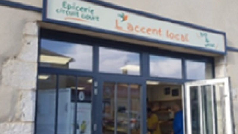 Inauguration des nouveaux locaux de l’épicerie " l’Accent Local"