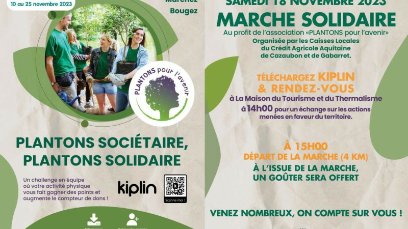 Marche solidaire du Crédit Agricole d'Aquitaine