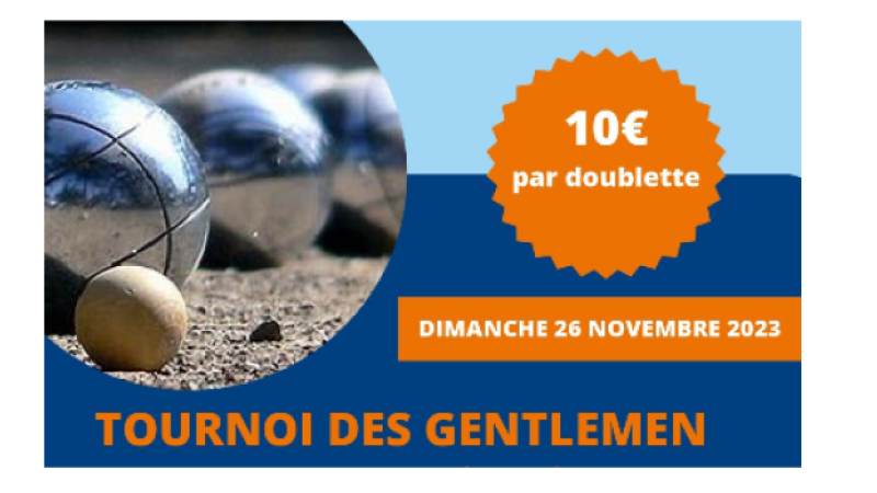 Inscrivez-vous au tournoi de pétanque du Challenge des Gentlemen !