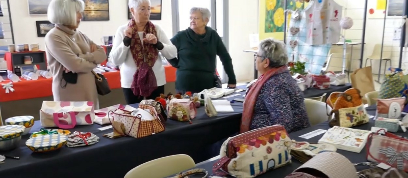 Un marché de Noël très convivial à Sémézies-Cachan....