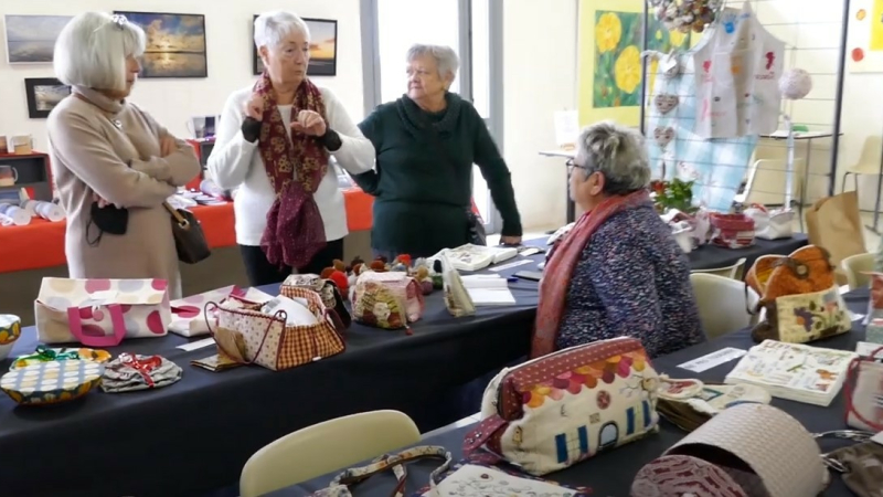 Un marché de Noël très convivial à Sémézies-Cachan....