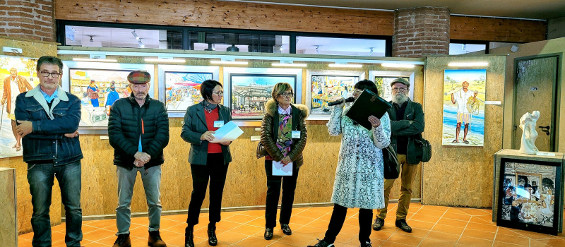 Vernissage du 22ème Salon des Muses d'Europe au Musée Campanaire de L'Isle-Jourdain